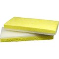 Impact Products Scrubber Cellulose Sponge, Light Duty, 3"x6.2", YW/WE, PK 5 IMP7129P